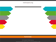 Tablet Screenshot of metroopera.org